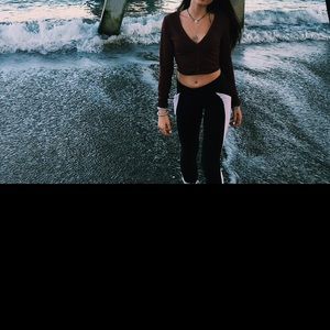 Pink brand cute leggings